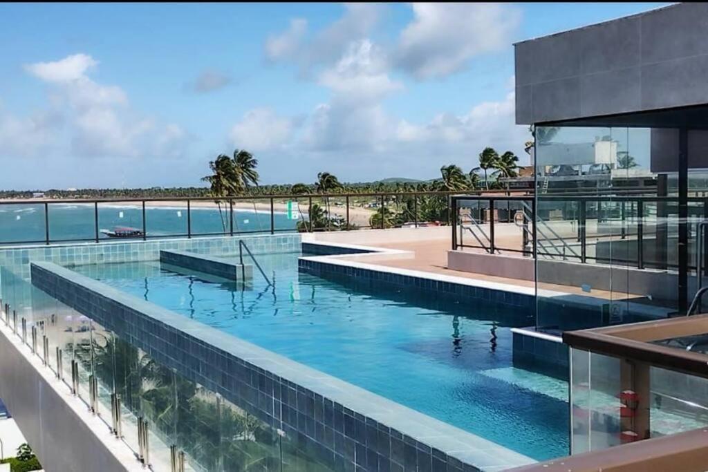 Appartamento Flat De Luxo Beira-Mar Em Pôrto das Galinhas Esterno foto