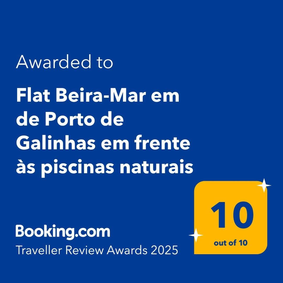 Appartamento Flat De Luxo Beira-Mar Em Pôrto das Galinhas Esterno foto